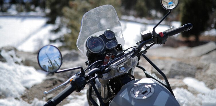 Royal Enfiled Himalayan aluminium handle bar with cross brace