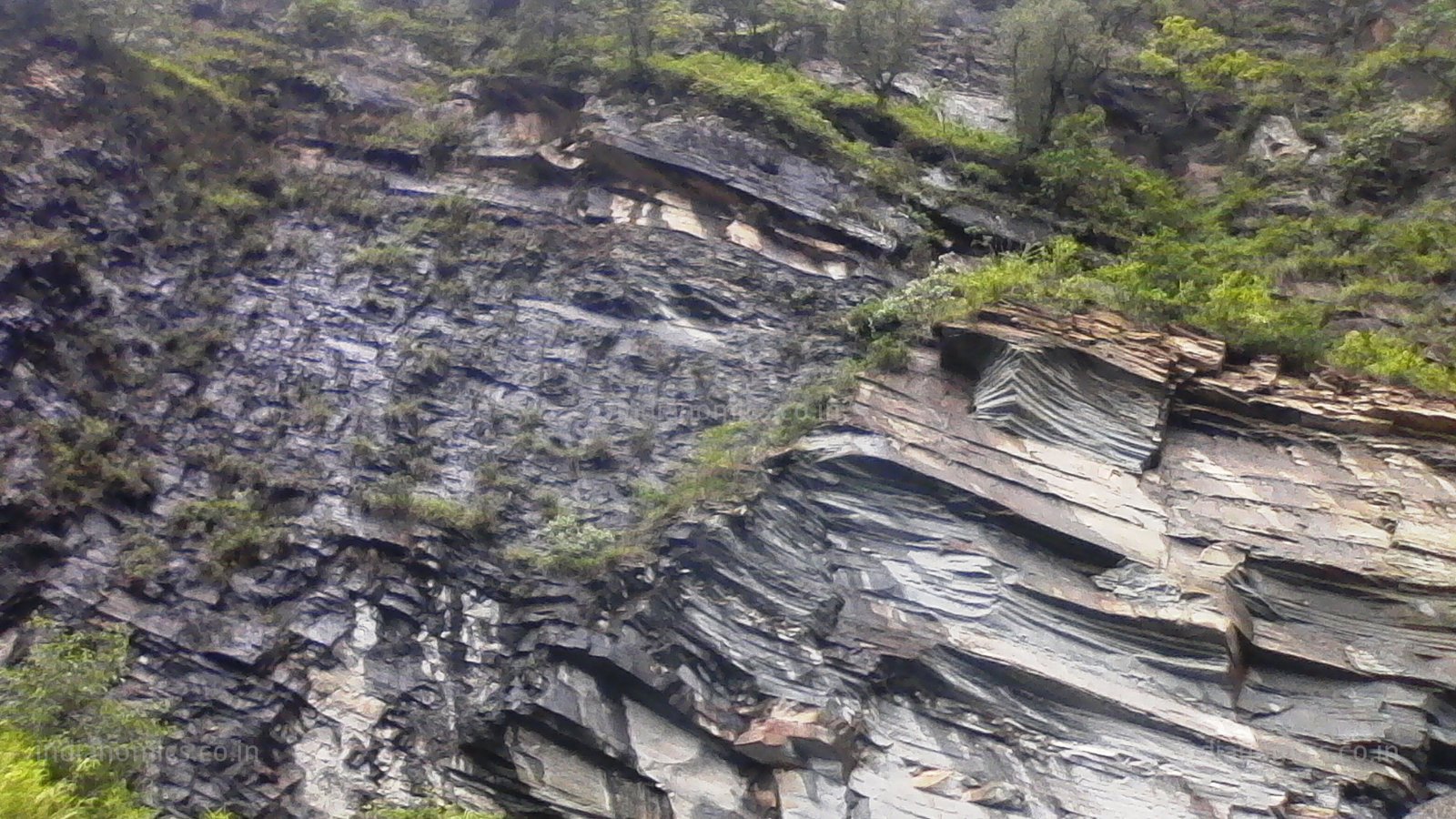 Stone formation, Landscape in Mizoram