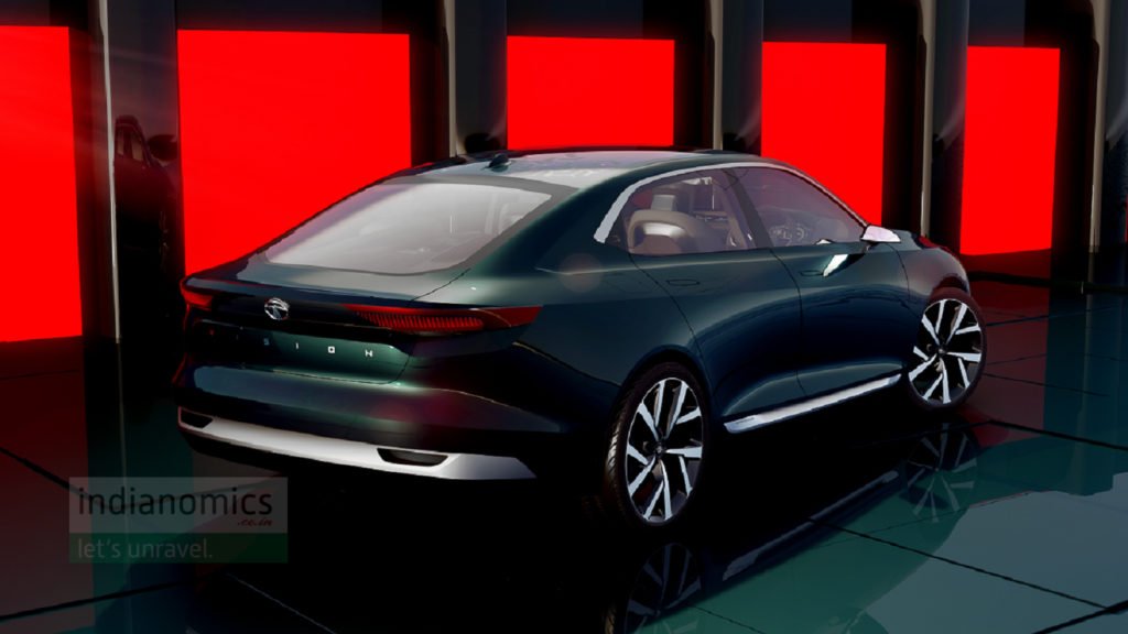 Tata Motors eVision Concept Sedan Car Exterior