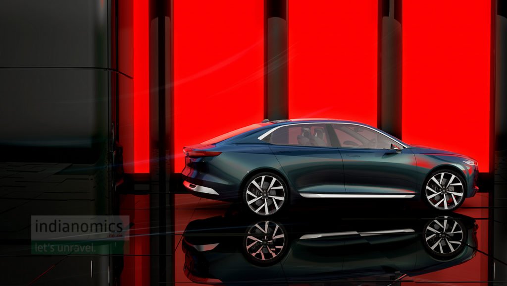 Tata Motors eVision Concept Sedan Car Exterior